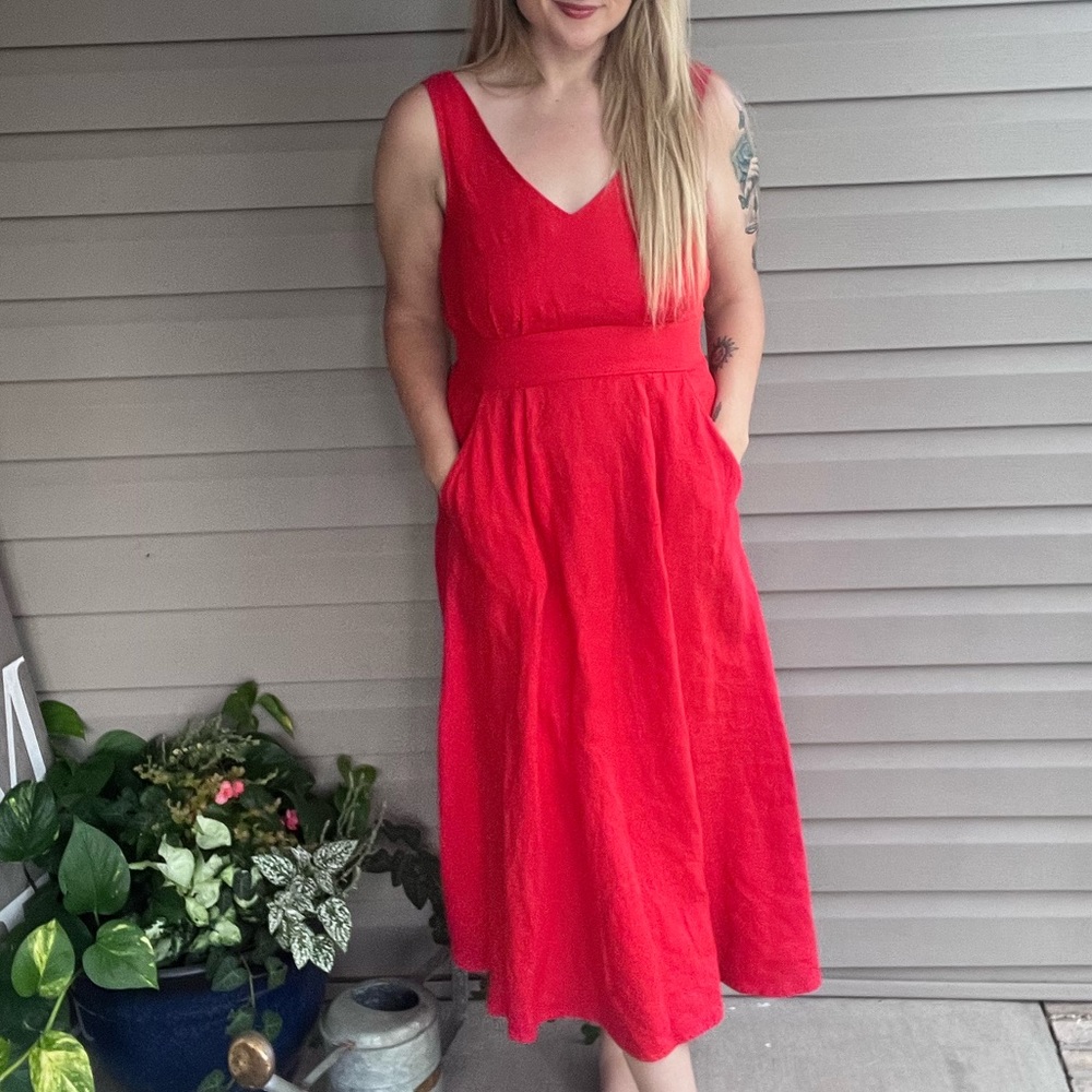 NWT Cynthia Rowley linen cotton blend dress